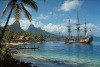 HMS Endeavour vor Tahiti