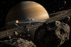 Raumschiff beim Saturn