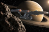 Raumschiff beim Saturn