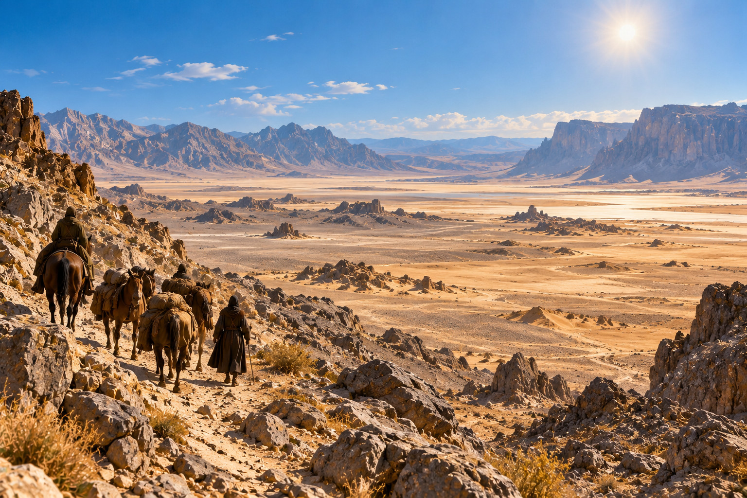 Die Wüste von Sankric – Sand, Geröll und kahle Berge